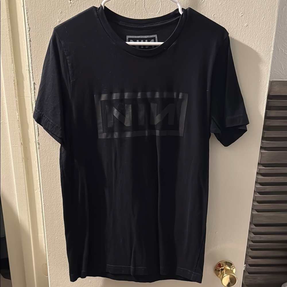 Blacked Out Short Sleeve Nine Inch Nails Tee